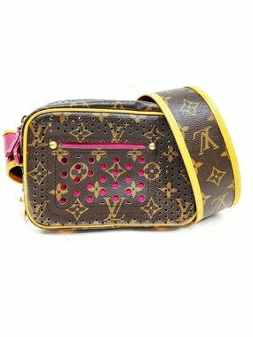 Authentic Louis Vuitton Mini Trocadero Monogram Perforated Crossbody Bag | Rare